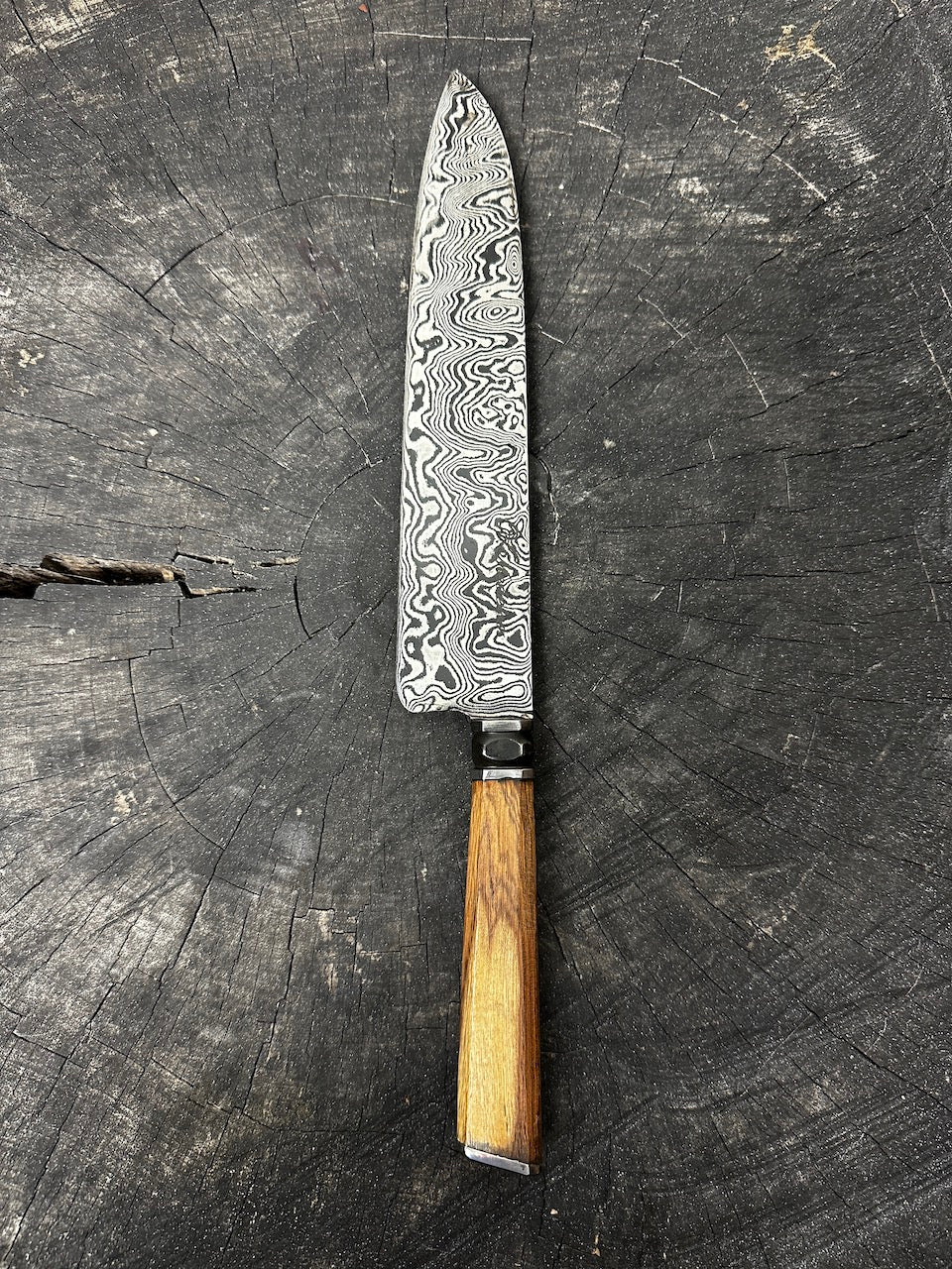 9" Damascus Santoku Knife 180 Layers CS1095 15n20