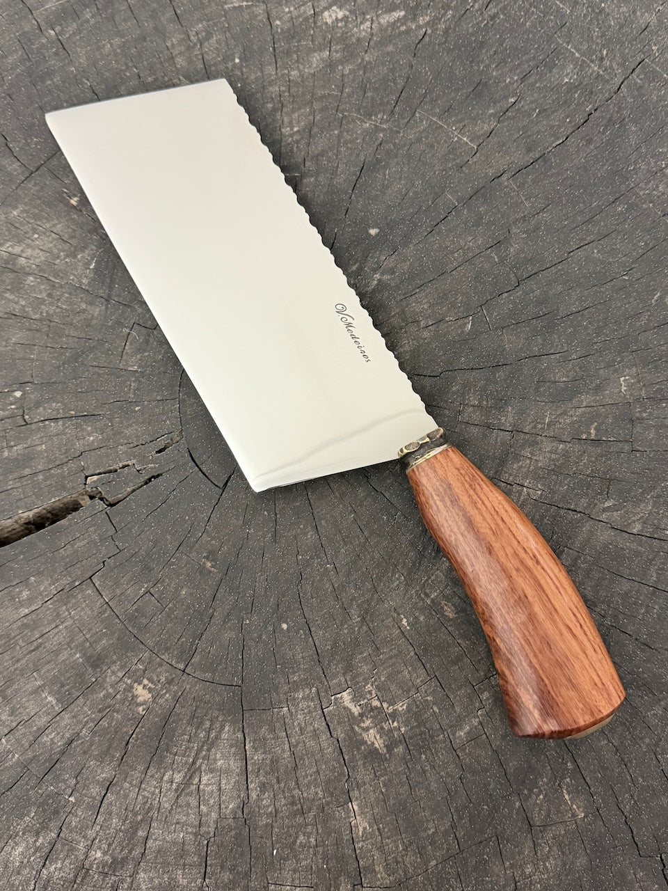 8" Chefs Cleaver, Native Ironwood, SS440 - 200mm