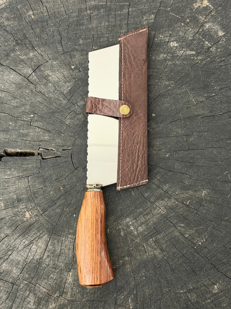 8" Chefs Cleaver, Native Ironwood, SS440 - 200mm