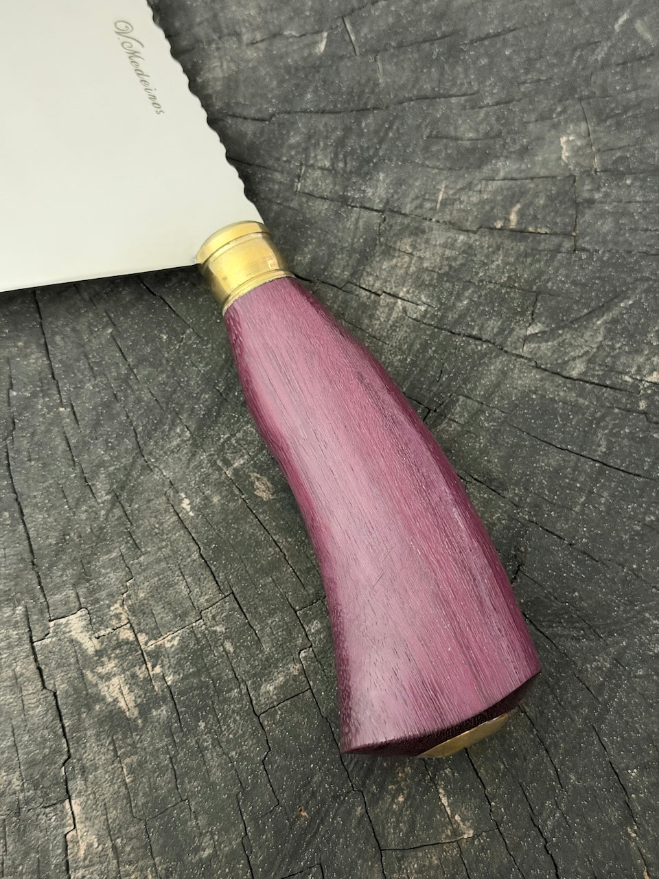 8" Chefs Cleaver, Roxinho Hardwood, SS440 - 200mm