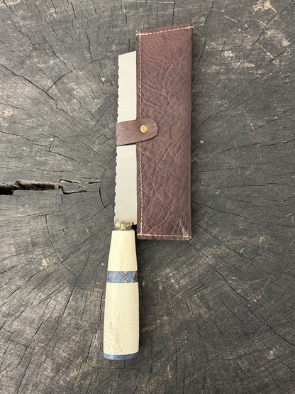 8" Chefs Cleaver, Ostrich Bone, SS440 - 200mm
