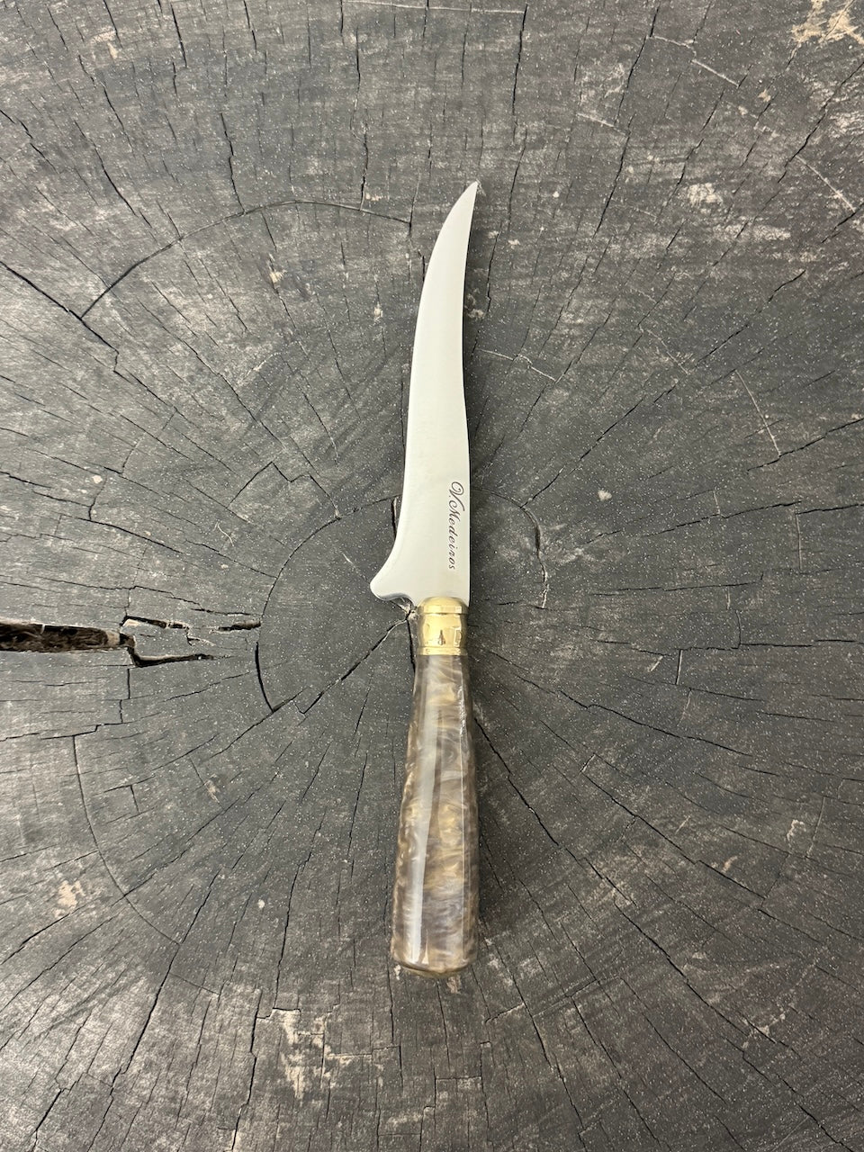 5" Boning Knife, Custom Block, SS420 - 130mm
