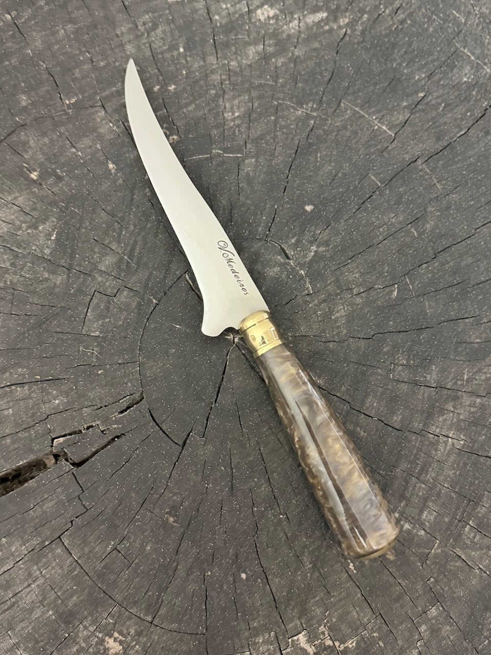 5" Boning Knife, Custom Block, SS420 - 130mm