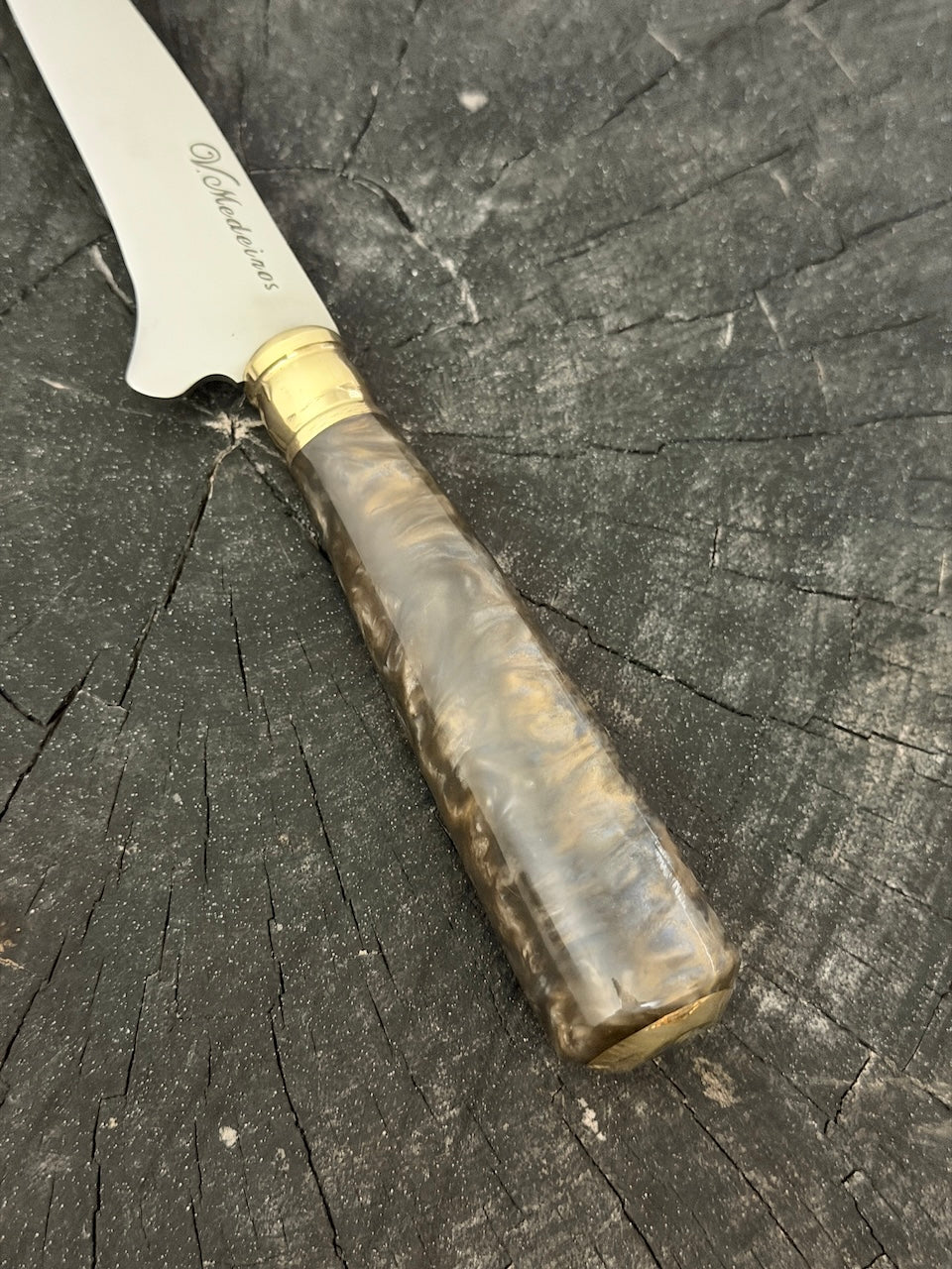 5" Boning Knife, Custom Block, SS420 - 130mm