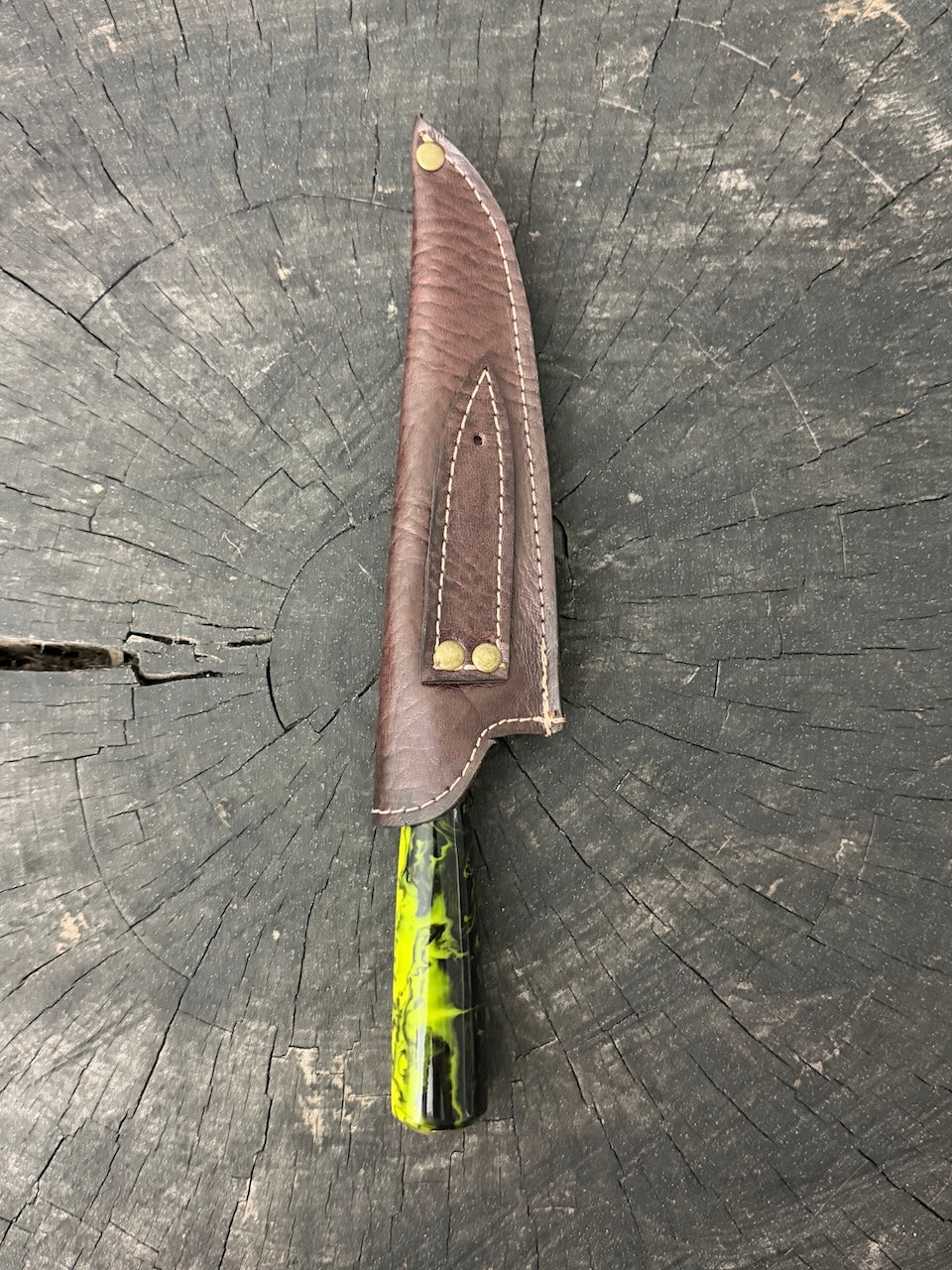 6" Utility Knife, Custom Block, SS440 - 150mm