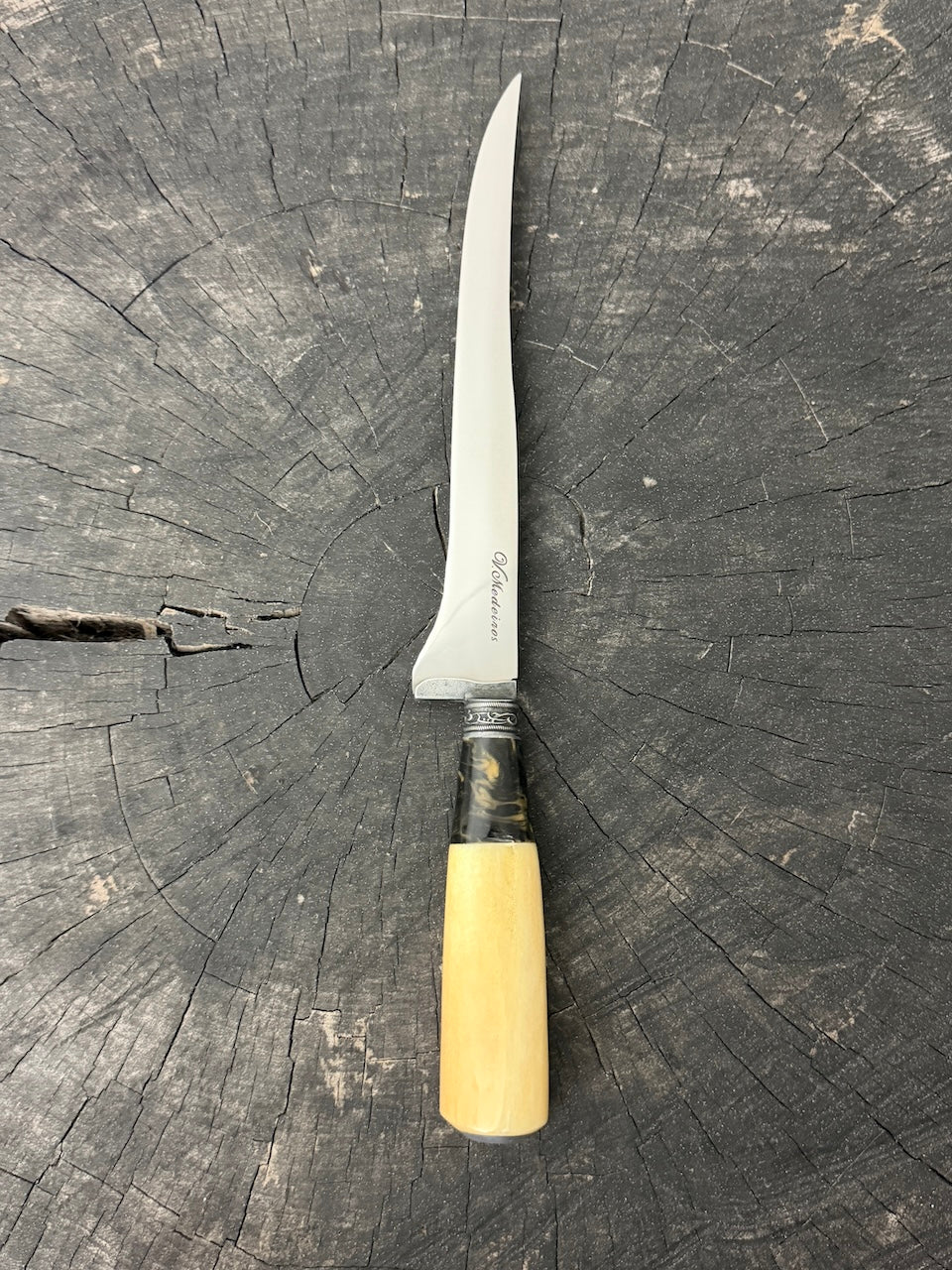 8" Boning Knife, Ostrich Bone, SS420 - 200mm