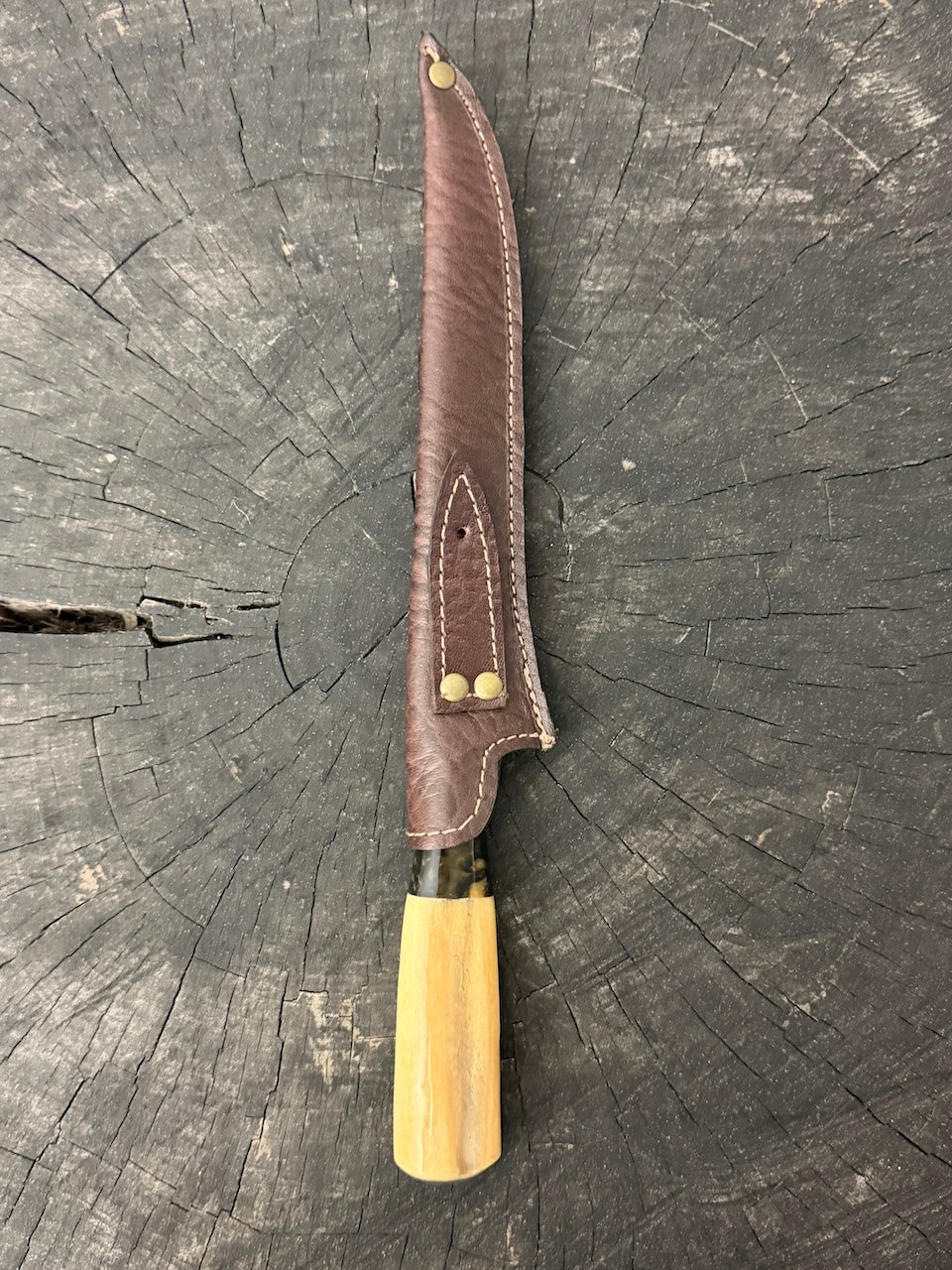 8" Boning Knife, Ostrich Bone, SS420 - 200mm