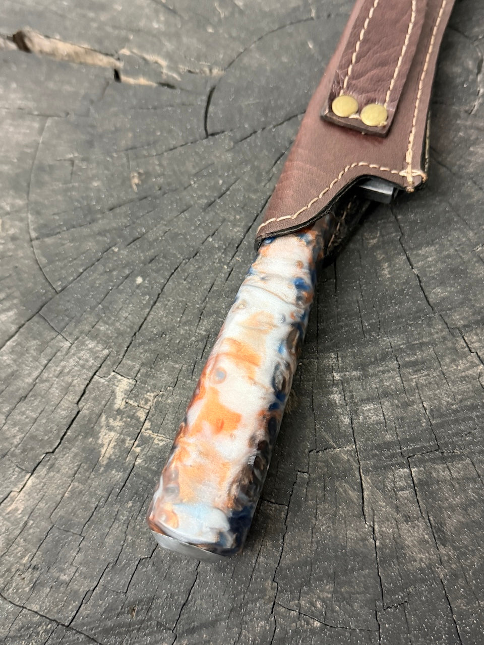 8" Boning Knife, NightFire Custom Block, SS420 - 200mm