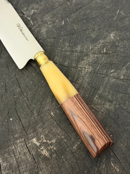 8" Chef Knife, Violet Jacaranda &amp; Ostrich Bone, SS420 - 200mm