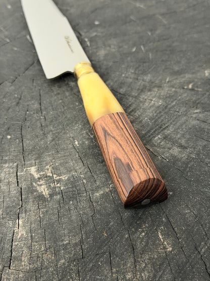 8" Chef Knife, Violet Jacaranda &amp; Ostrich Bone, SS420 - 200mm