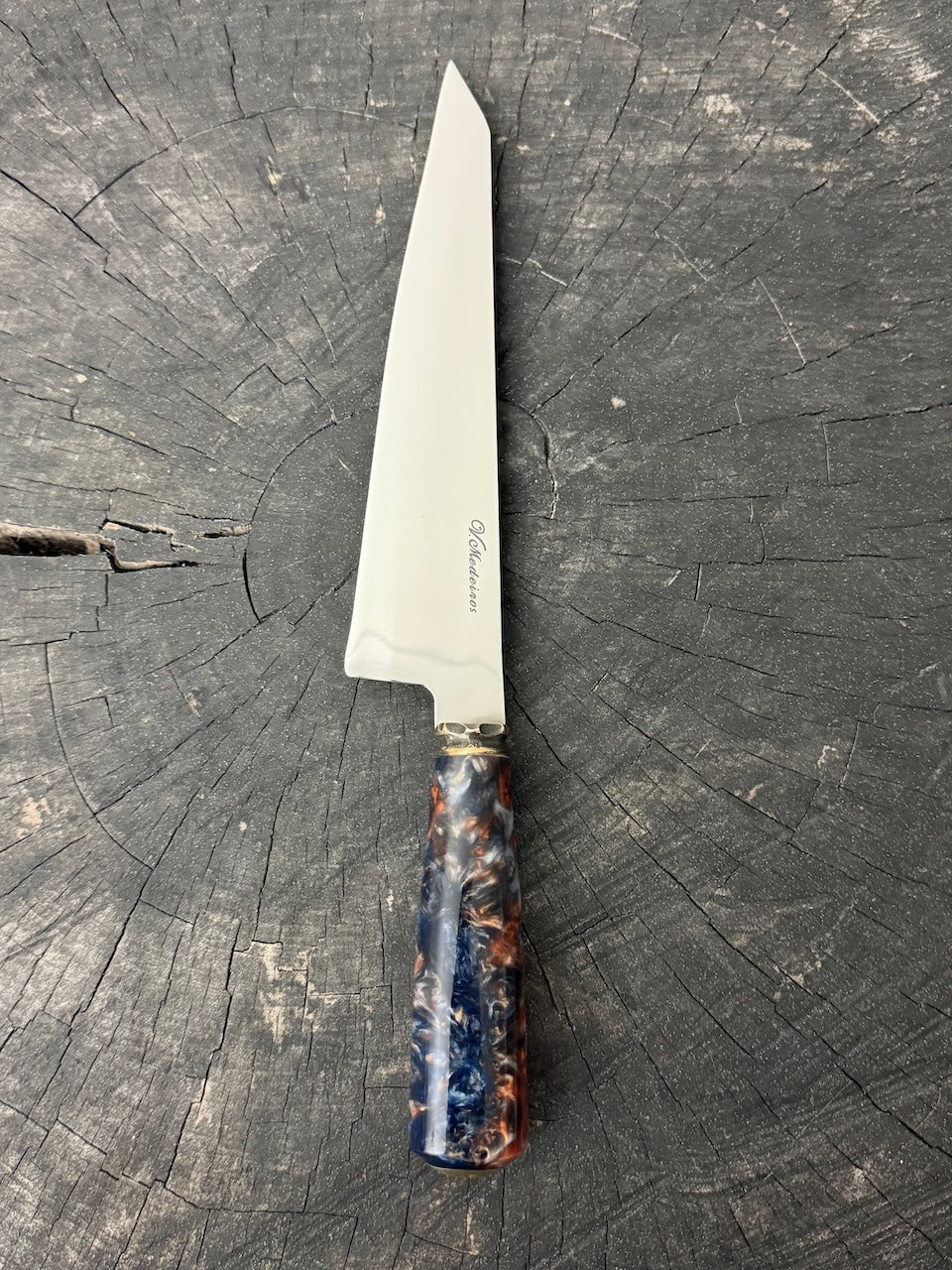 8" Branca Knife, NightFire Custom Block, SS440 - 210mm