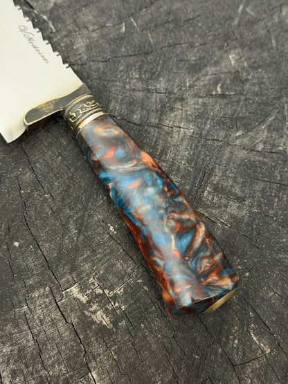9" Bunka Pro, Firesky Custom Block, SS440 - 220mm
