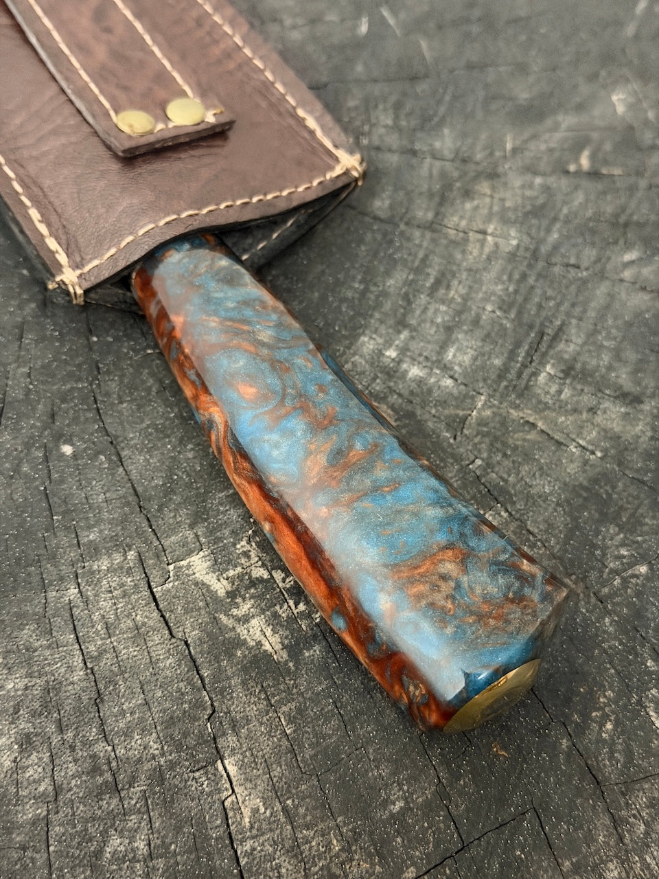 9" Bunka Pro, Firesky Custom Block, SS440 - 220mm