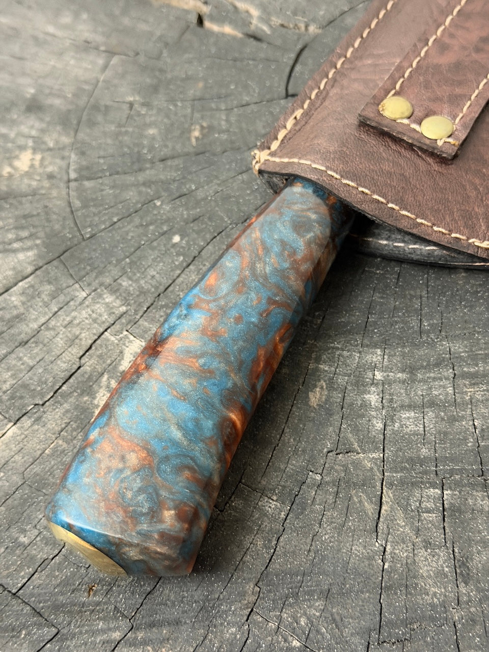 9" Bunka Pro, Firesky Custom Block, SS440 - 220mm