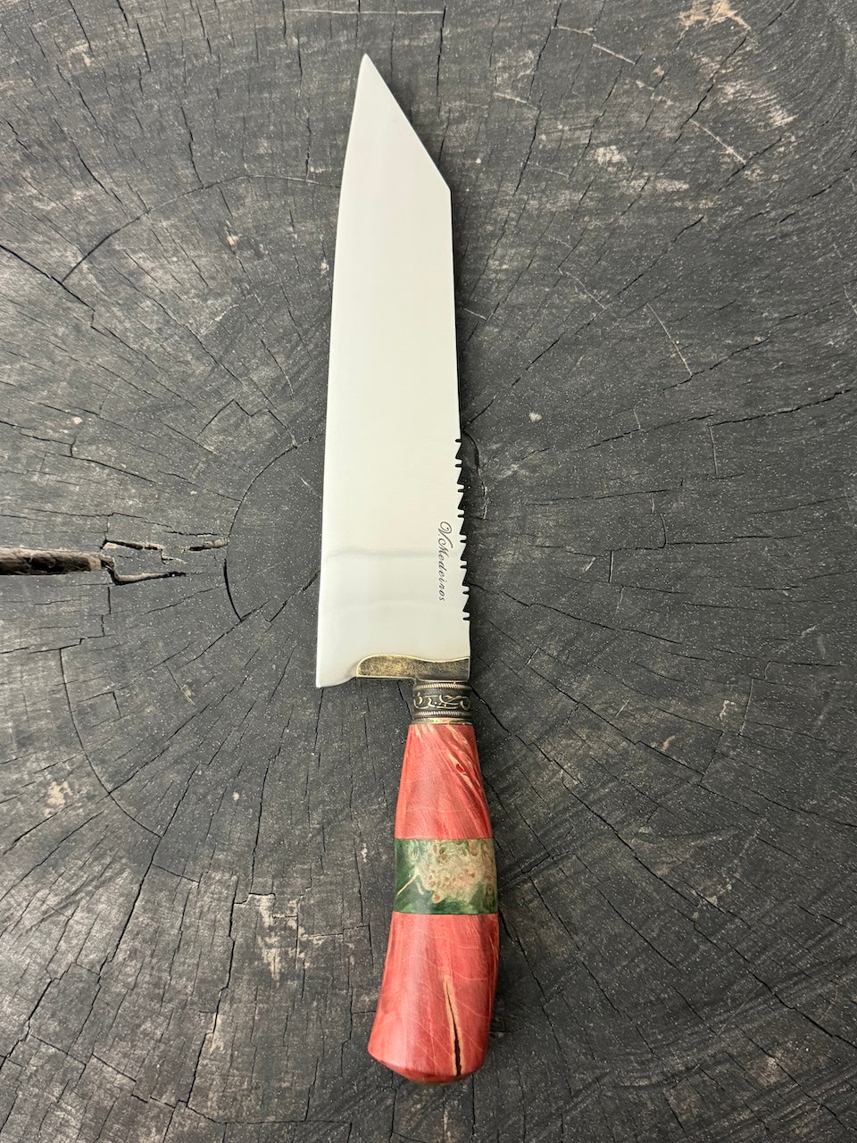 9" Bunka Pro Knife, Maple Burl, SS440 - 220mm