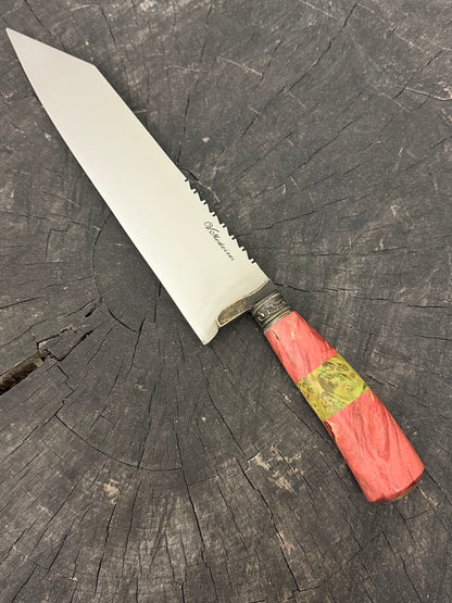9" Bunka Pro Knife, Maple Burl, SS440 - 220mm