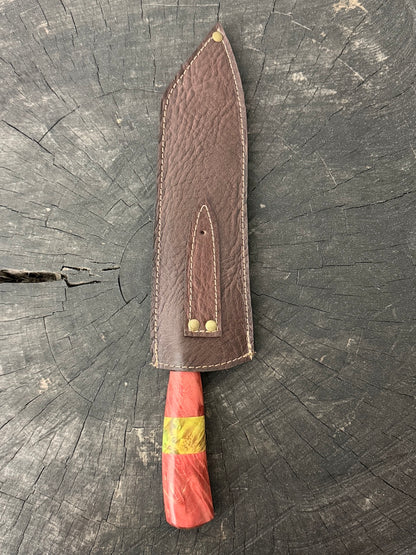 9" Bunka Pro Knife, Maple Burl, SS440 - 220mm