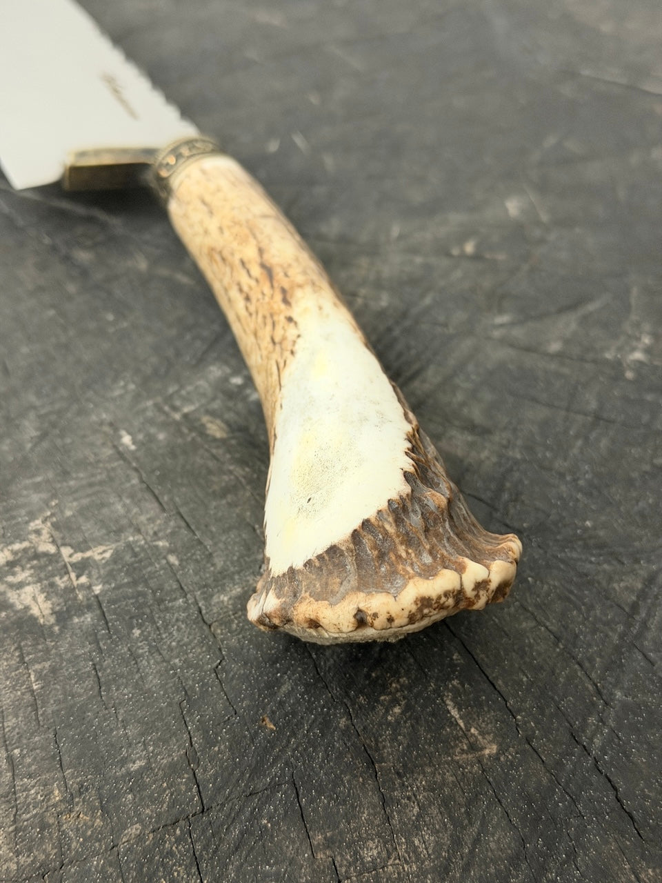 9" Bunka Pro Knife, Deer Antler Roseta, SS440 - 220mm