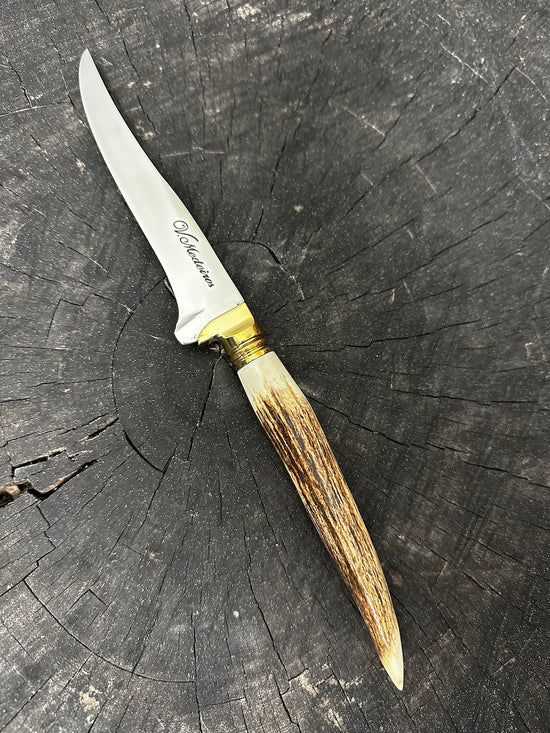 5" Boning Knife, Deer Antler SS420 - 130mm