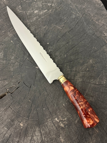 10" Chef Knife, Inferno Custom Block, SS440 - 250mm