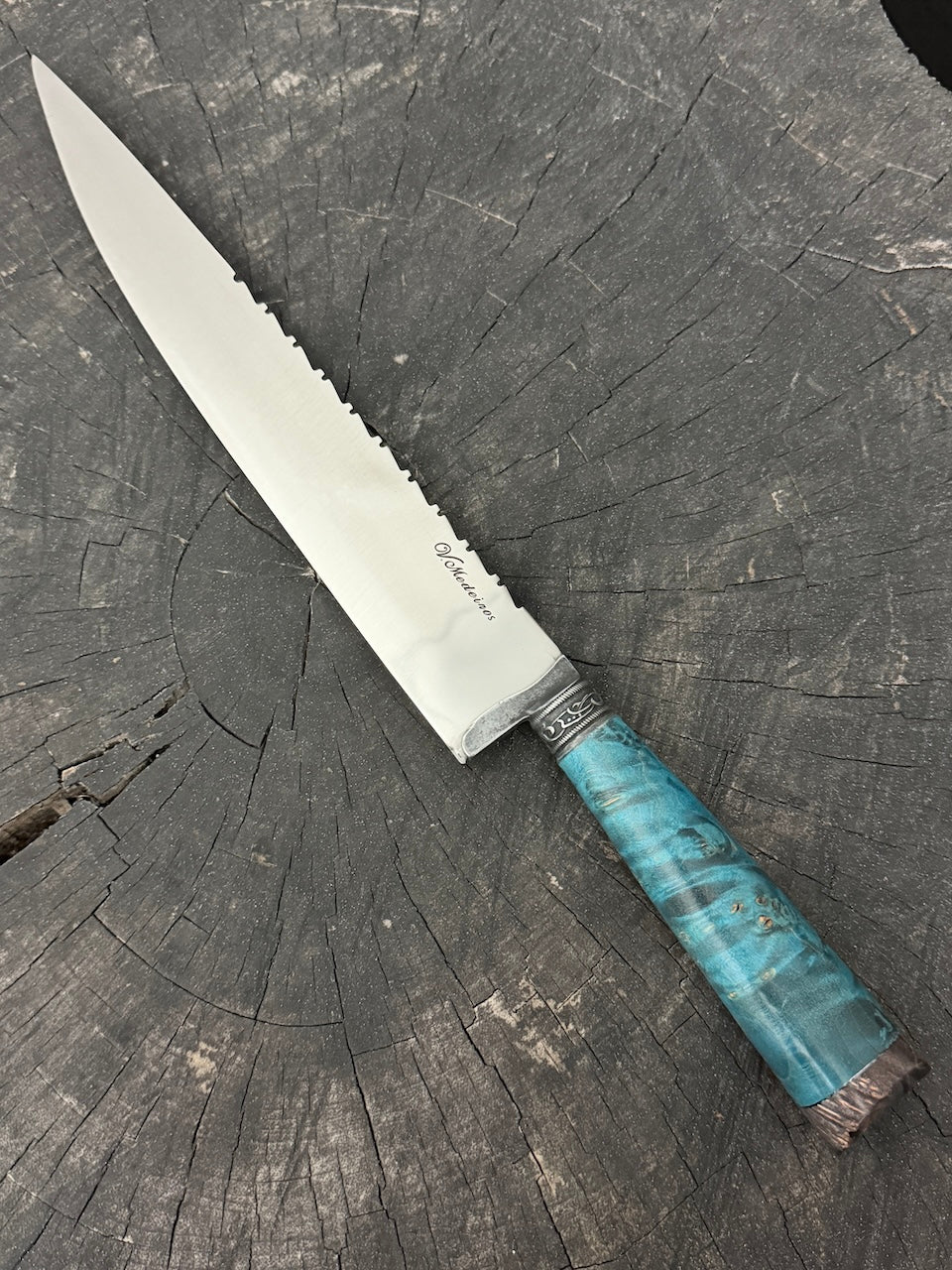 10" Chef Gaucho Knife, Maple Burl, SS440 - 250mm