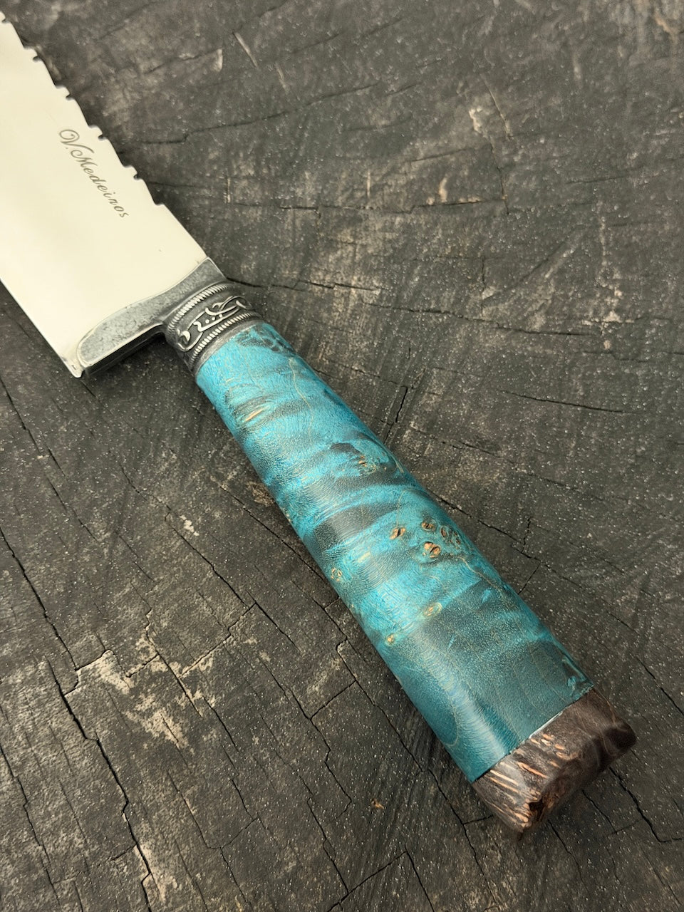 10" Chef Gaucho Knife, Maple Burl, SS440 - 250mm