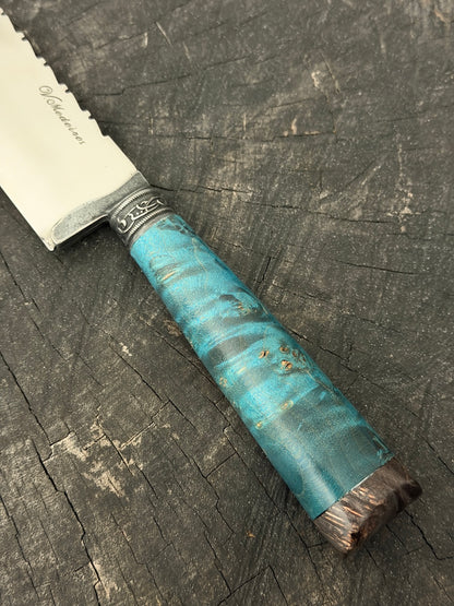 10" Chef Gaucho Knife, Maple Burl, SS440 - 250mm