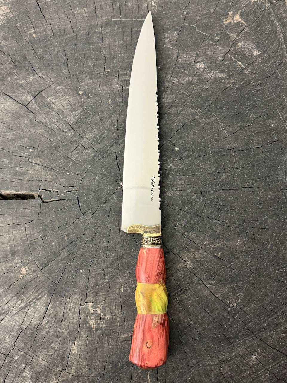 10" Chef Gaucho Knife, Maple Burl, SS440 - 250mm