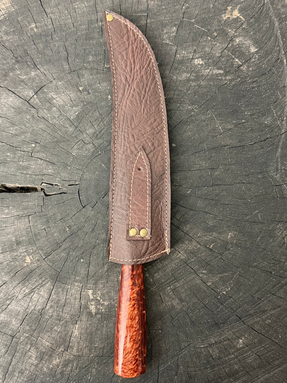 10" Butchers Knife, Inferno Custom Block, SS440 - 250mm