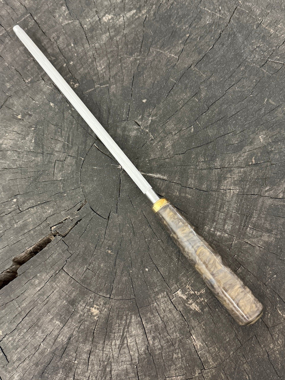 9" Sharpening Steel, Custom Block, 230mm