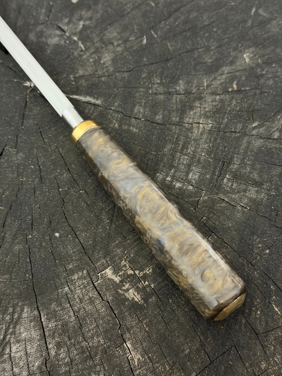 9" Sharpening Steel, Custom Block, 230mm