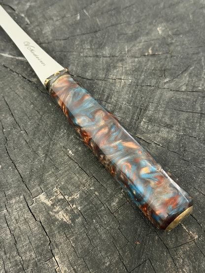 10" BBQ &amp; Grill Fork, Custom Block, SS440 - 250mm