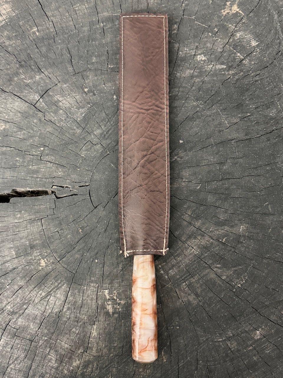 10" BBQ &amp; Grill Fork, Custom Block, SS440 - 250mm