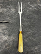 10" BBQ & Grill Fork, Ostrich Bone, SS440