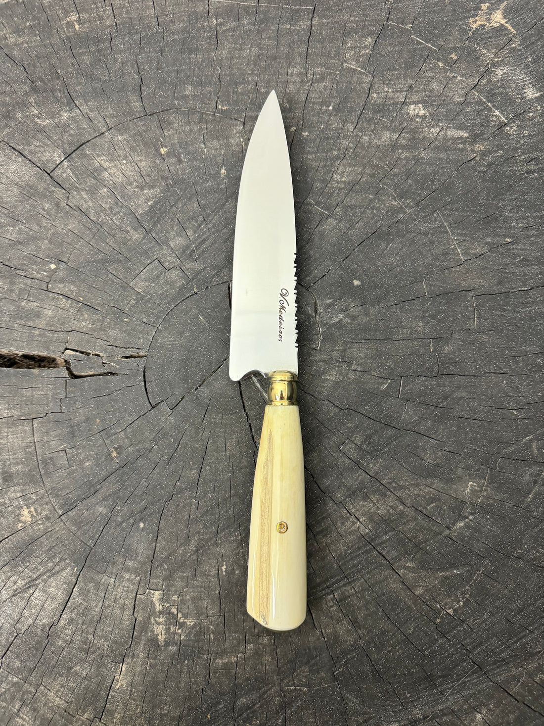 6" Utility Knife, Ostrich Bone SS440 - 150mm