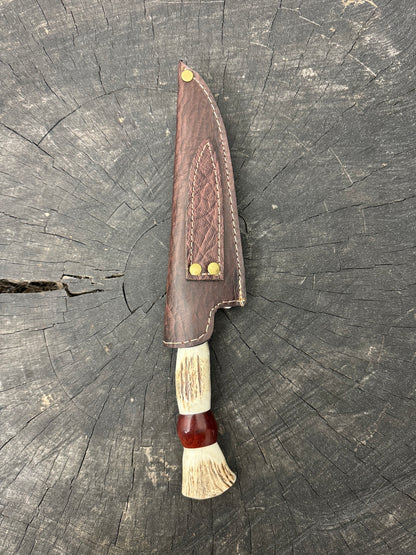 6&quot; Utility Knife, Deer Antler, SS440 - 150mm