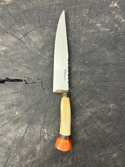 8&quot; Chef Knife, Ostrich Bone, SS420 - 200mm