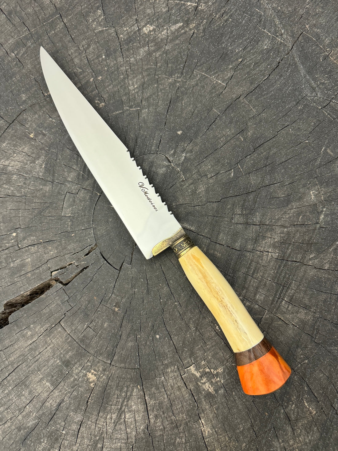 8&quot; Chef Knife, Ostrich Bone, SS420 - 200mm