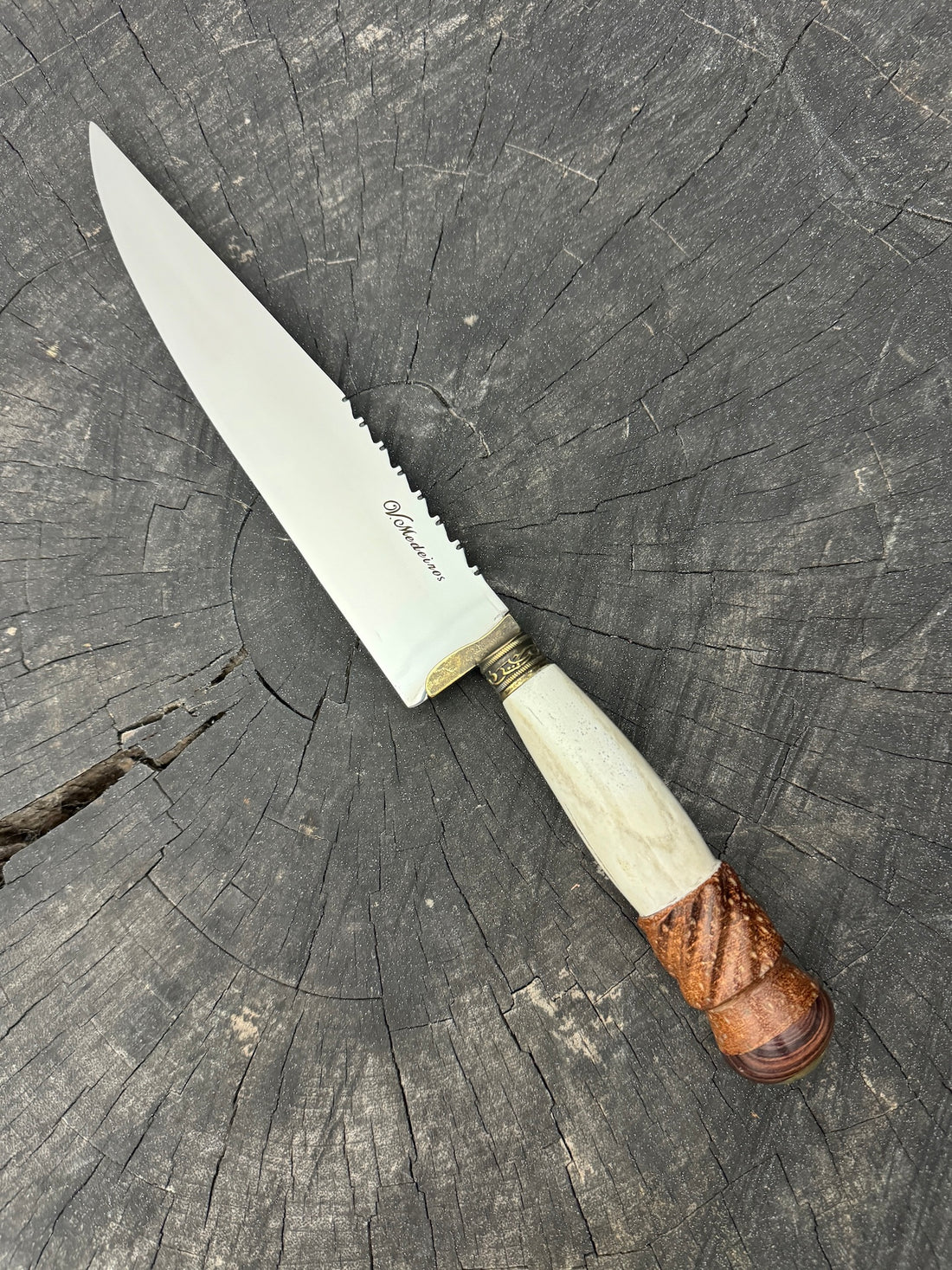 8&quot; Chef Knife, Ostrich Bone, SS420 - 200mm