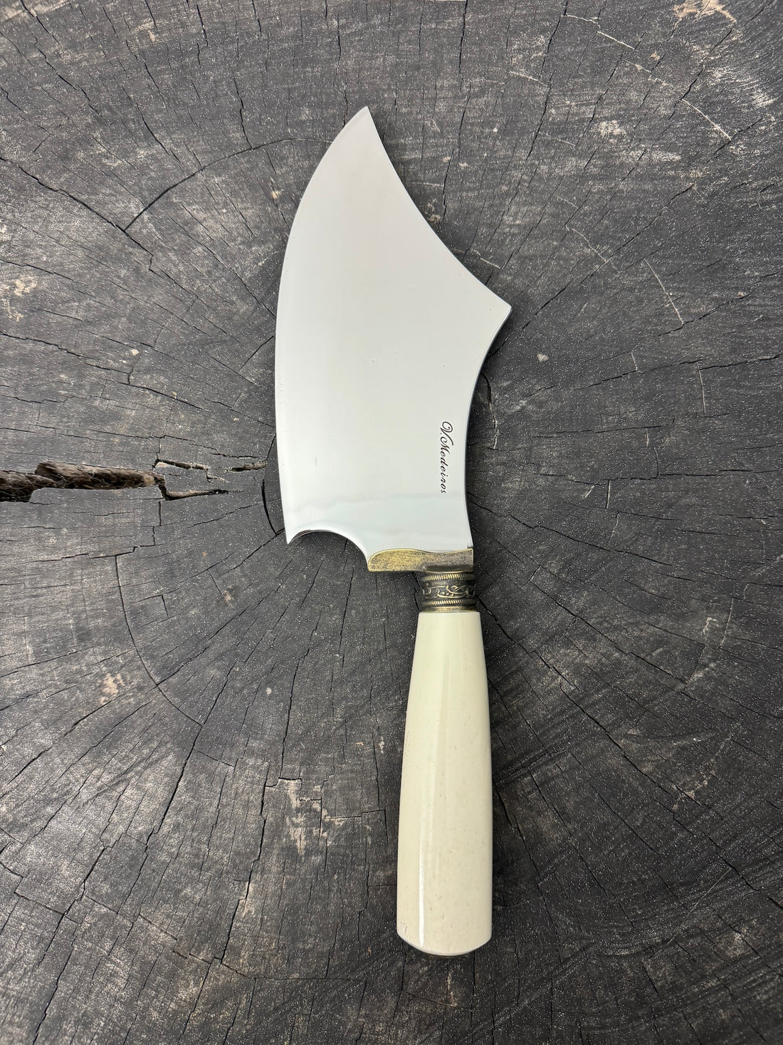 7&quot; Cutelo Wild Cleaver, Ostrich Bone, SS440 - 180mm