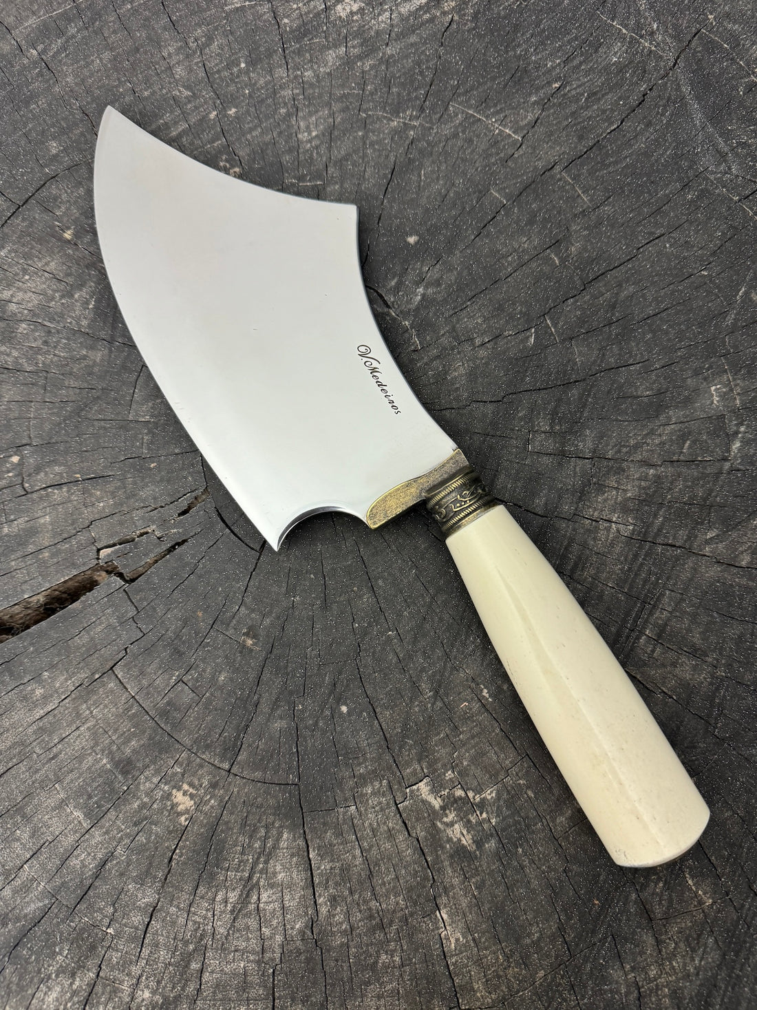 7&quot; Cutelo Wild Cleaver, Ostrich Bone, SS440 - 180mm
