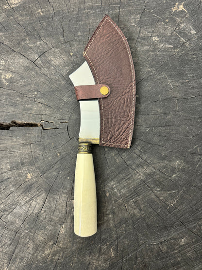 7&quot; Cutelo Wild Cleaver, Ostrich Bone, SS440 - 180mm