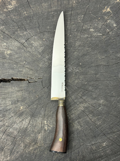10&quot; Chef Knife, Dark Imbuia Hardwood, SS420 - 250mm