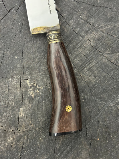 10&quot; Chef Knife, Dark Imbuia Hardwood, SS420 - 250mm