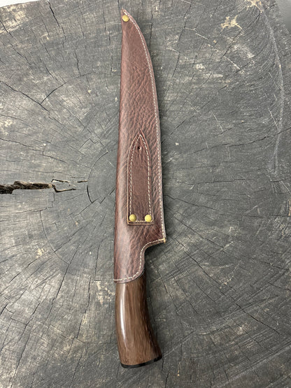 10&quot; Chef Knife, Dark Imbuia Hardwood, SS420 - 250mm