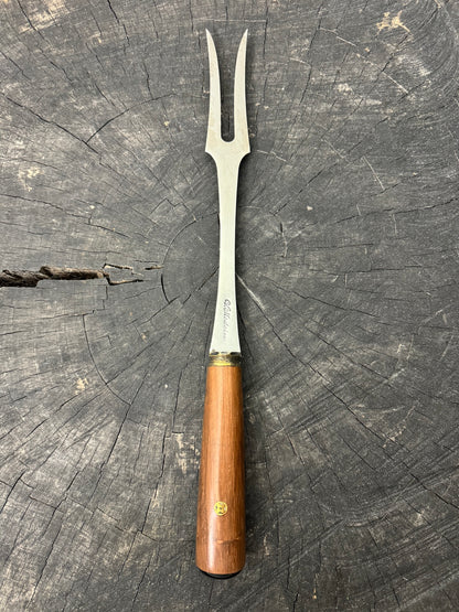 10&quot; BBQ &amp; Grill Fork, Native Hardwood, SS440