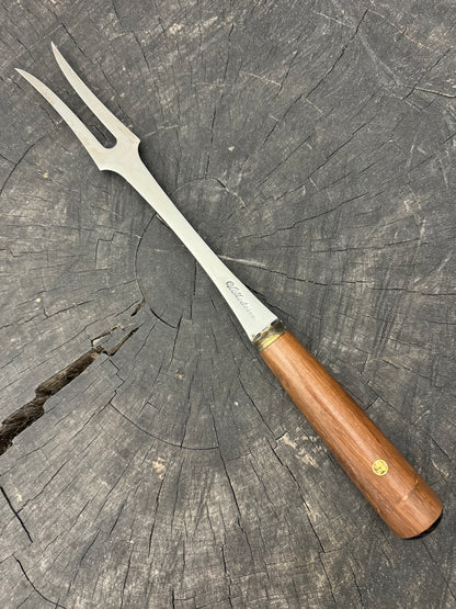 10&quot; BBQ &amp; Grill Fork, Native Hardwood, SS440