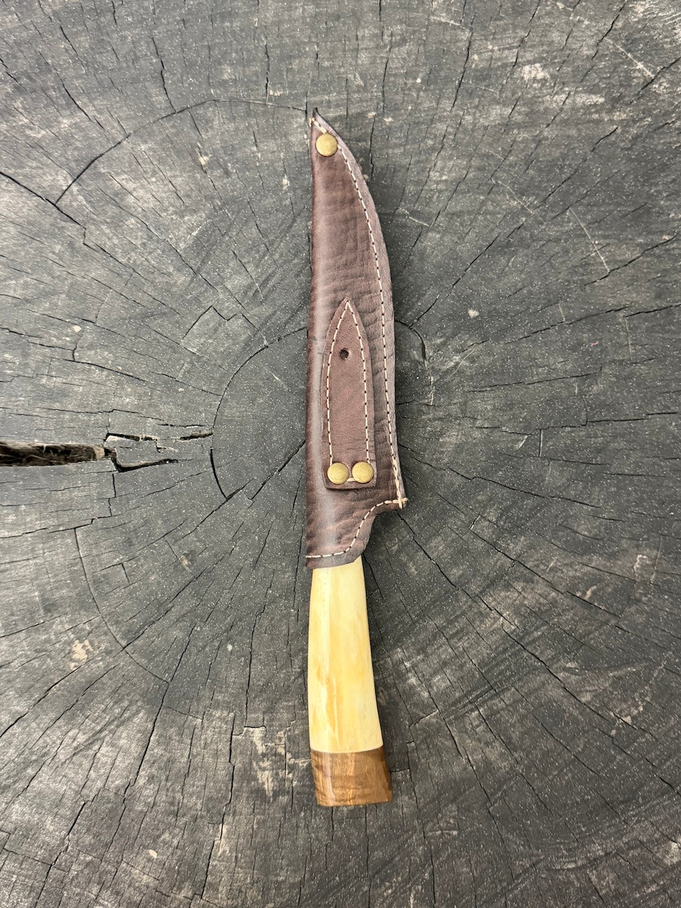 5" Boning Knife, Ostrich Bone, SS440 - 130mm