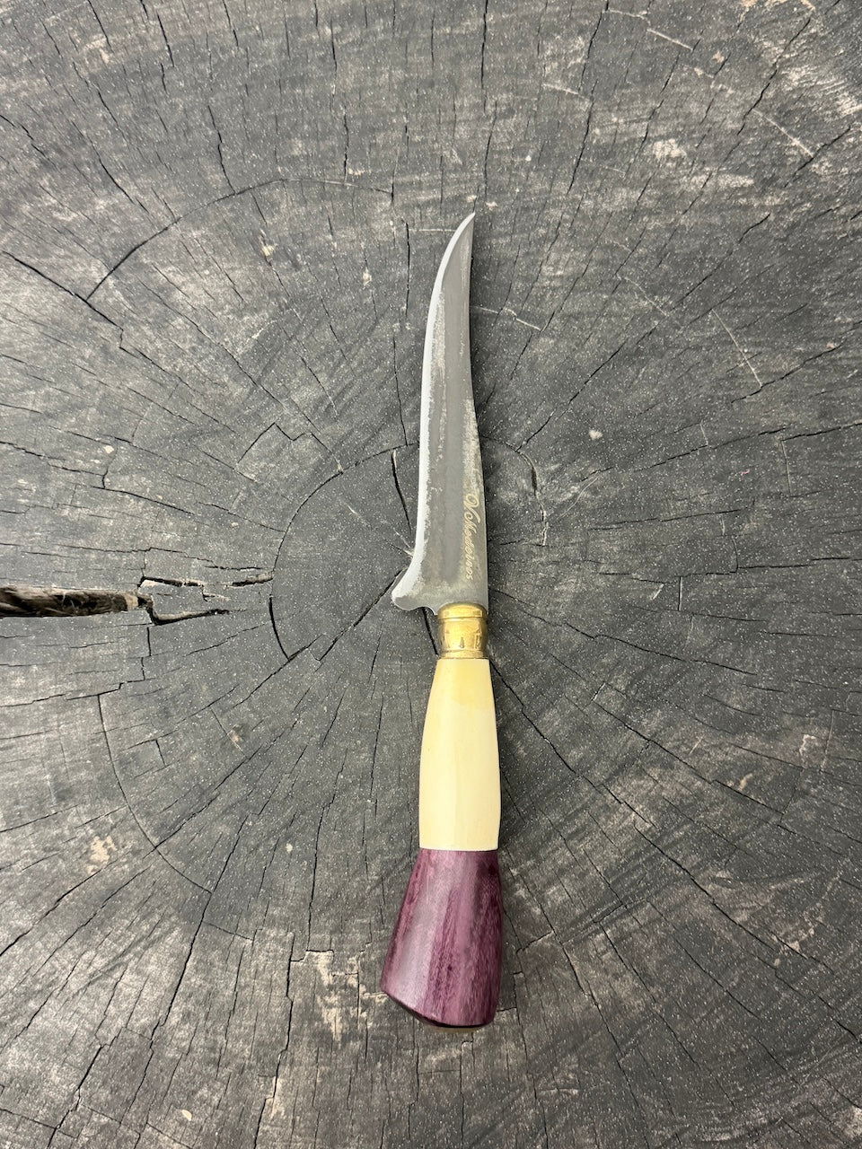 5" Boning Knife, Ostrich Bone &amp; Roxinho, HCS1070 - 130mm