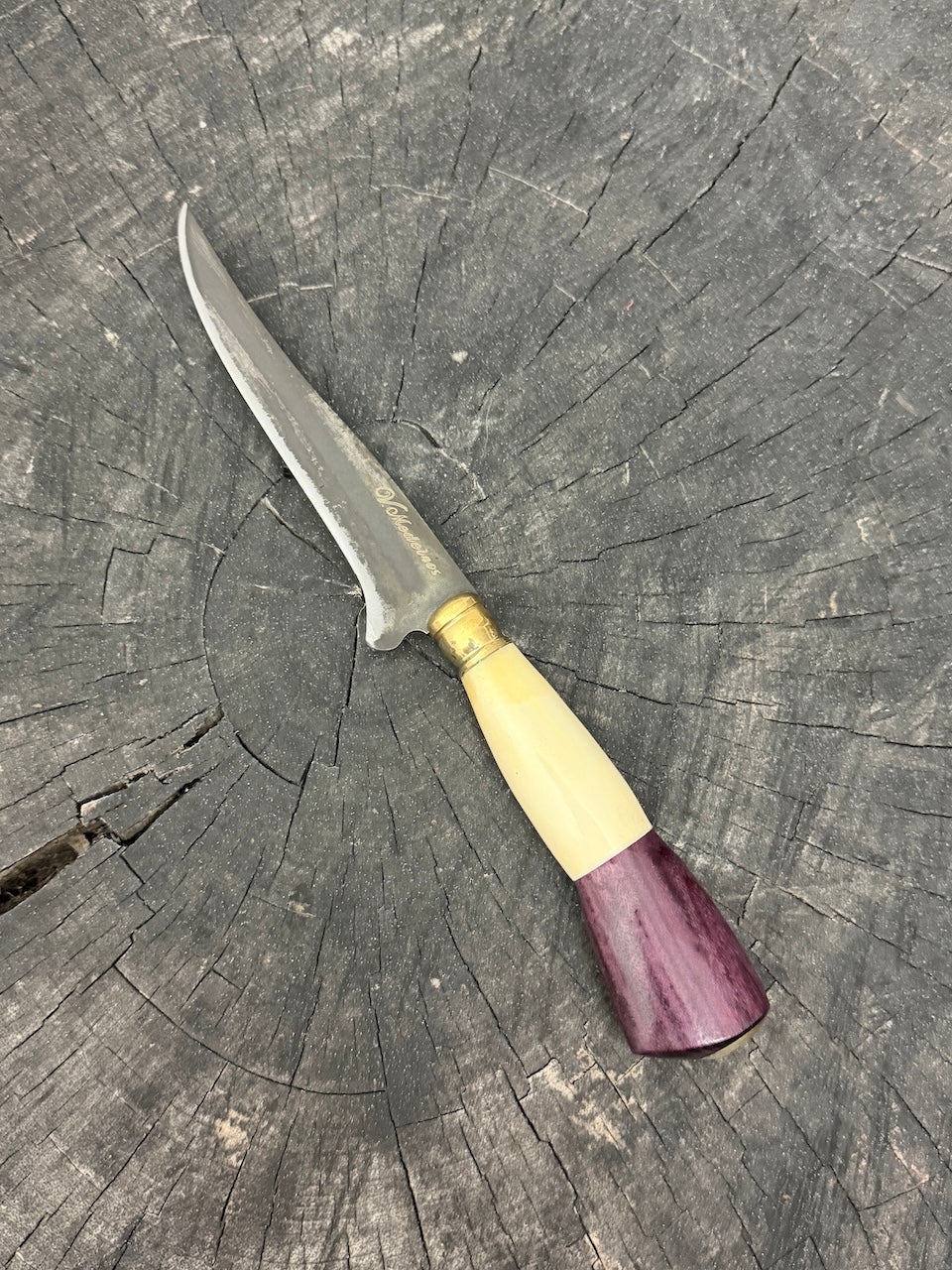 5" Boning Knife, Ostrich Bone &amp; Roxinho, HCS1070 - 130mm